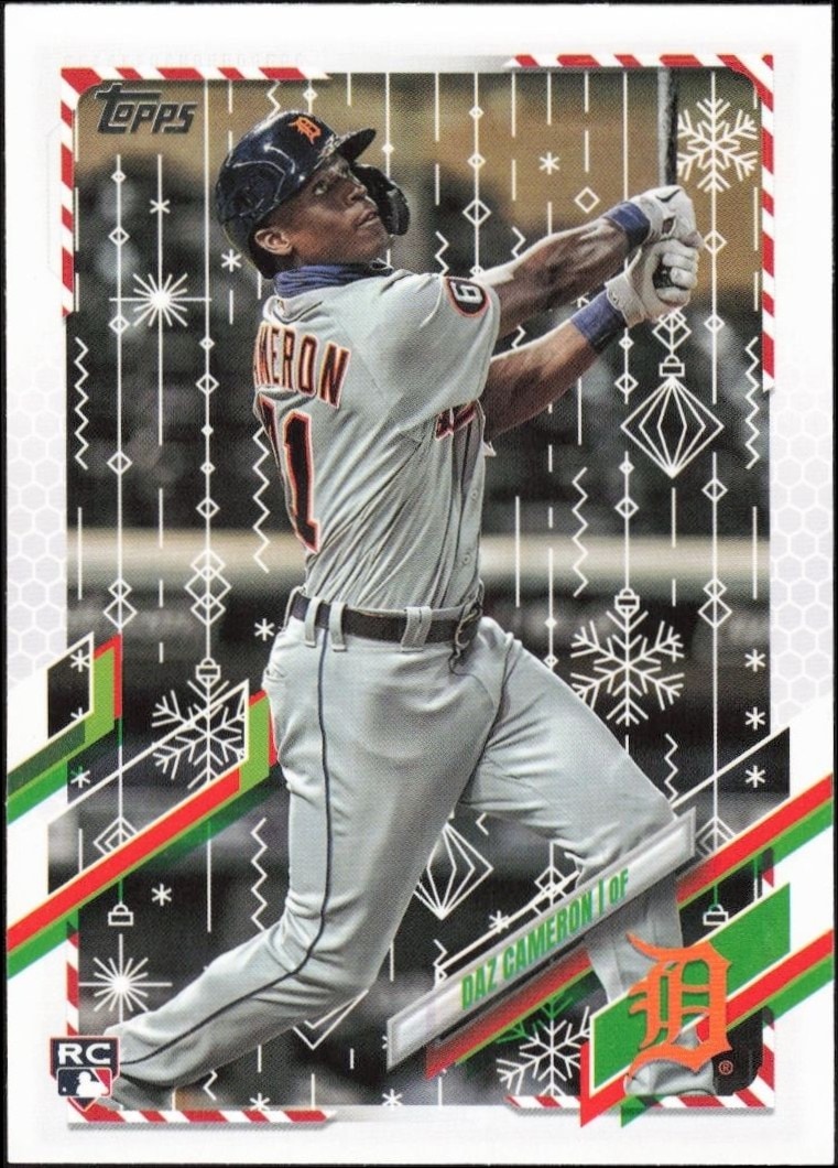 2021 Topps Holiday Daz Cameron #HW67 trading card