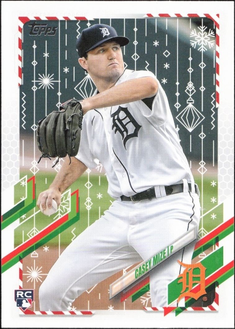 2021 Topps Holiday Casey Mize #HW18 trading card