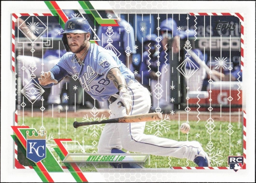 2021 Topps Holiday Kyle Isbel #HW71 trading card