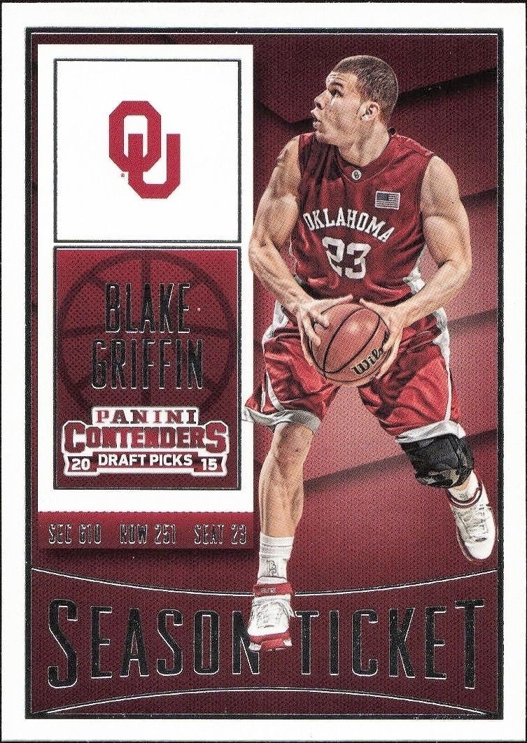 2015-16 Panini Contenders Draft Picks Blake Griffin #11 trading card