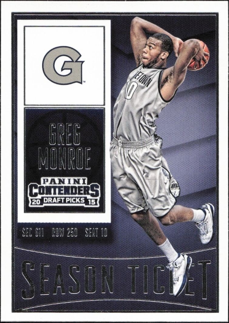 2015-16 Panini Contenders Draft Picks Greg Monroe #35 trading card