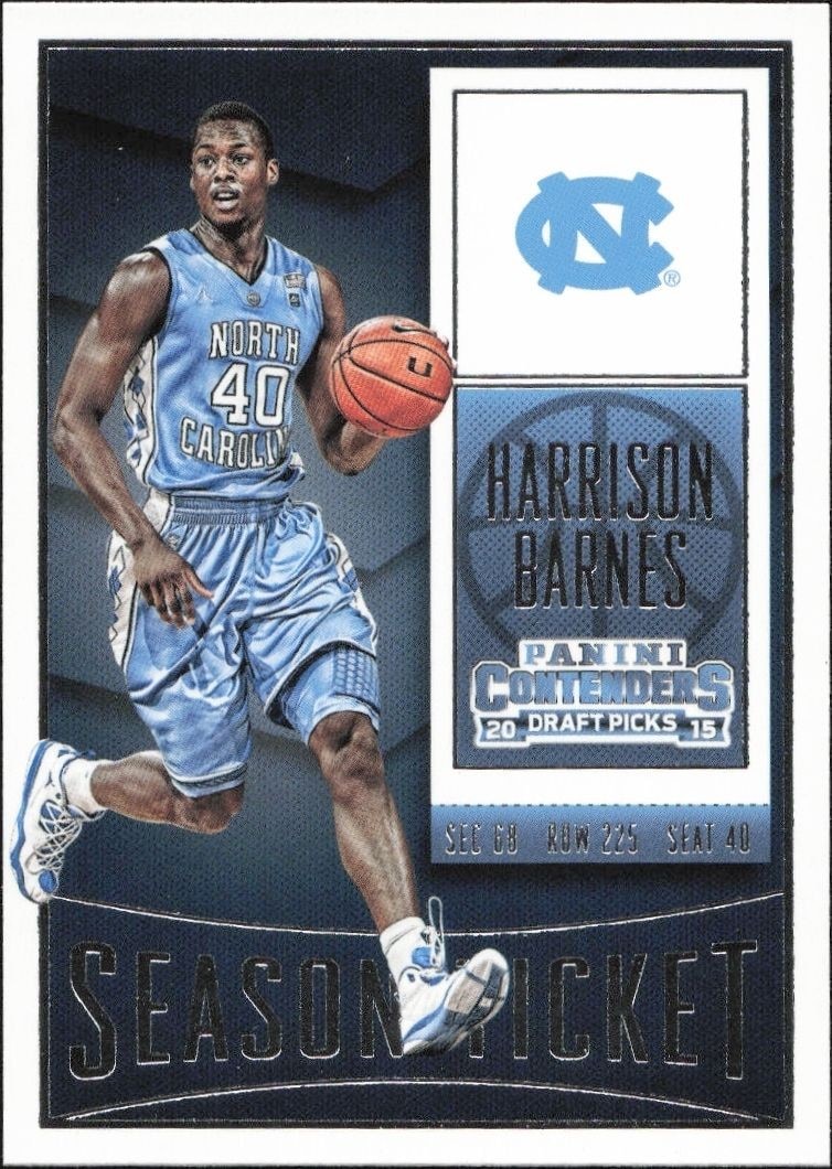 2015-16 Panini Contenders Draft Picks Harrison Barnes #37 trading card