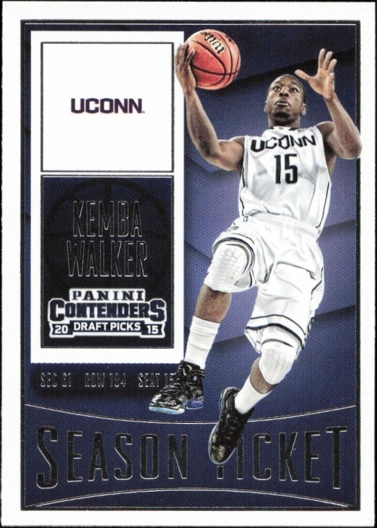 2015-16 Panini Contenders Draft Picks Kemba Walker #54 trading card