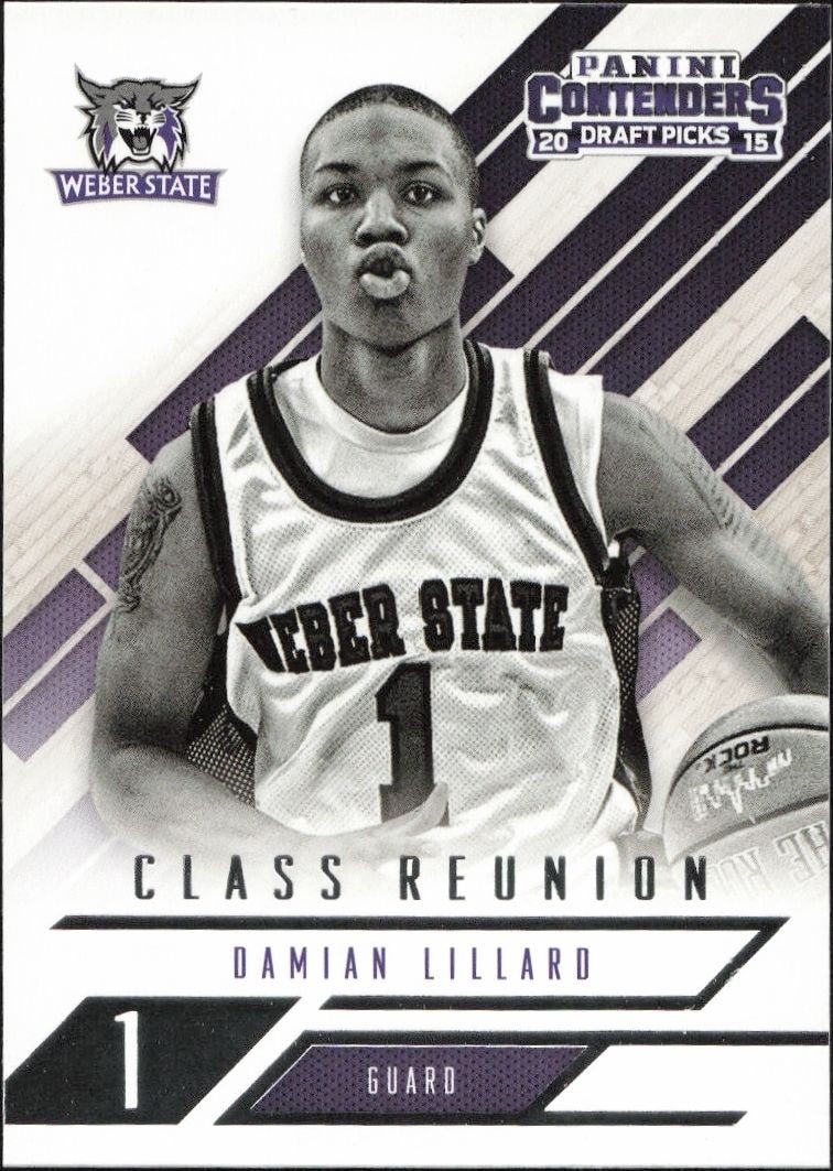 2015-16 Panini Contenders Draft Picks Damian Lillard #6 trading card