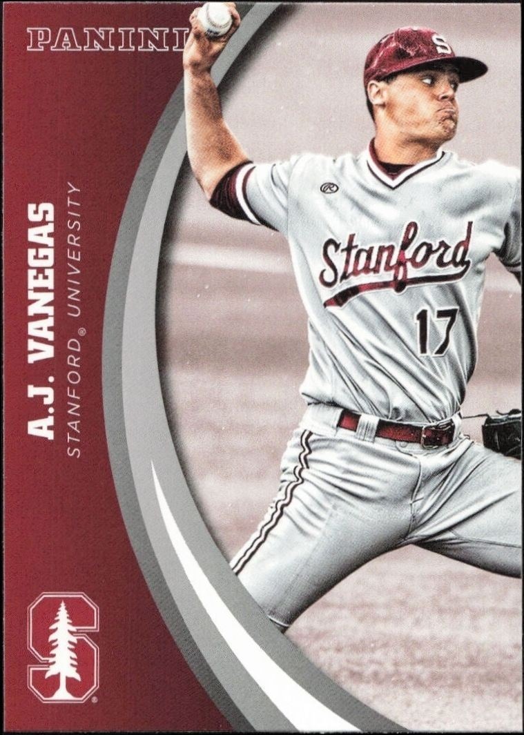 2015 Panini Stanford University A.J Vanegas #48 trading card