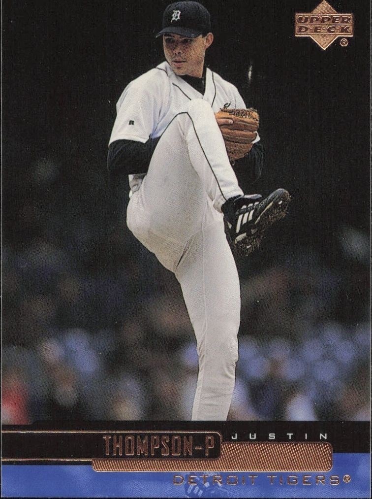 2000 Upper-Deck Justin Thompson #113 trading card