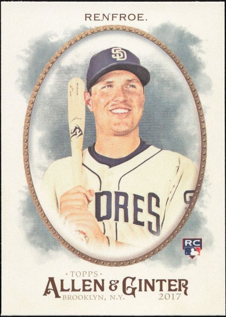 2017 Topps Allen & Ginter Hunter Renfroe #285 trading card