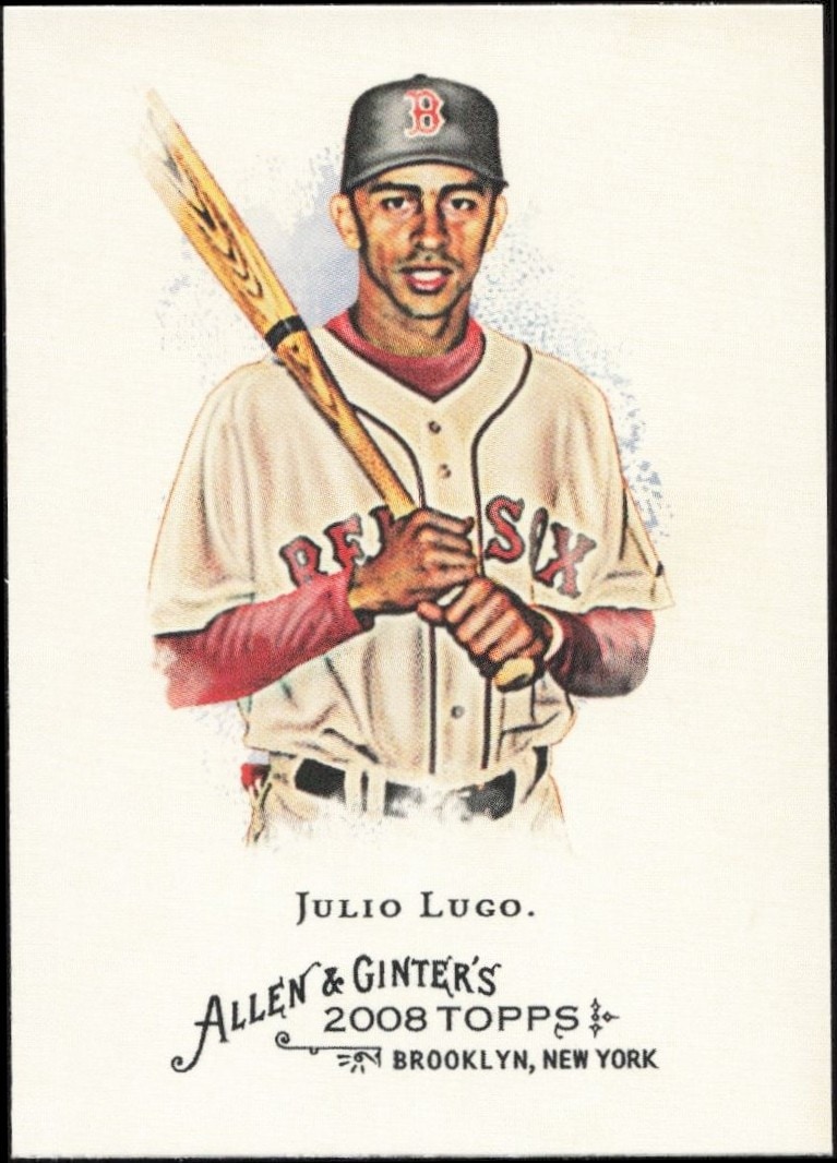 2008 Topps Allen & Ginter Julio Lugo #204 trading card