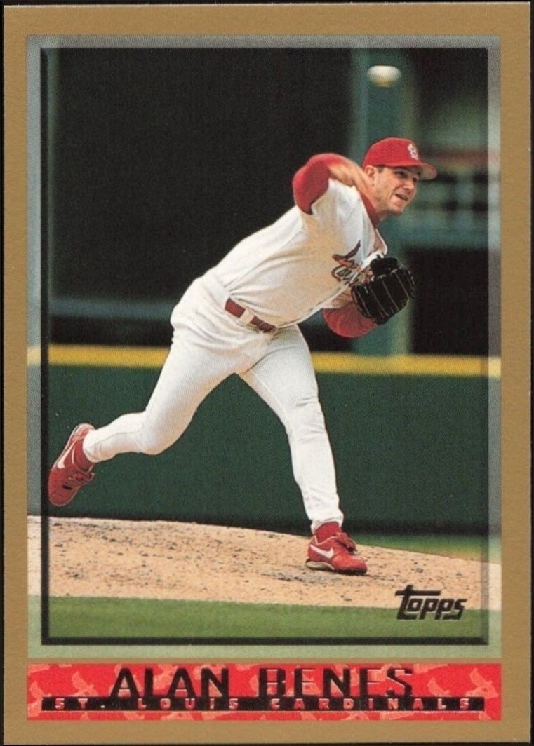 1998 Topps Series 2 Alan Benes #387 trading card