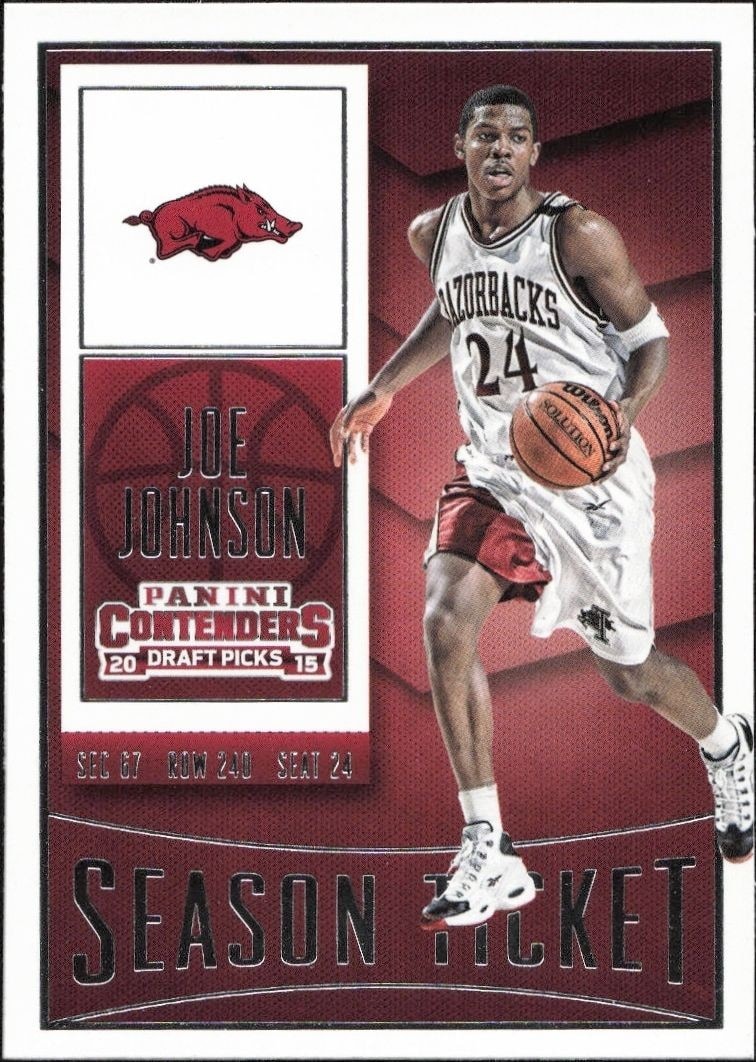 2015-16 Panini Contenders Draft Picks Joe Johnson #47 trading card