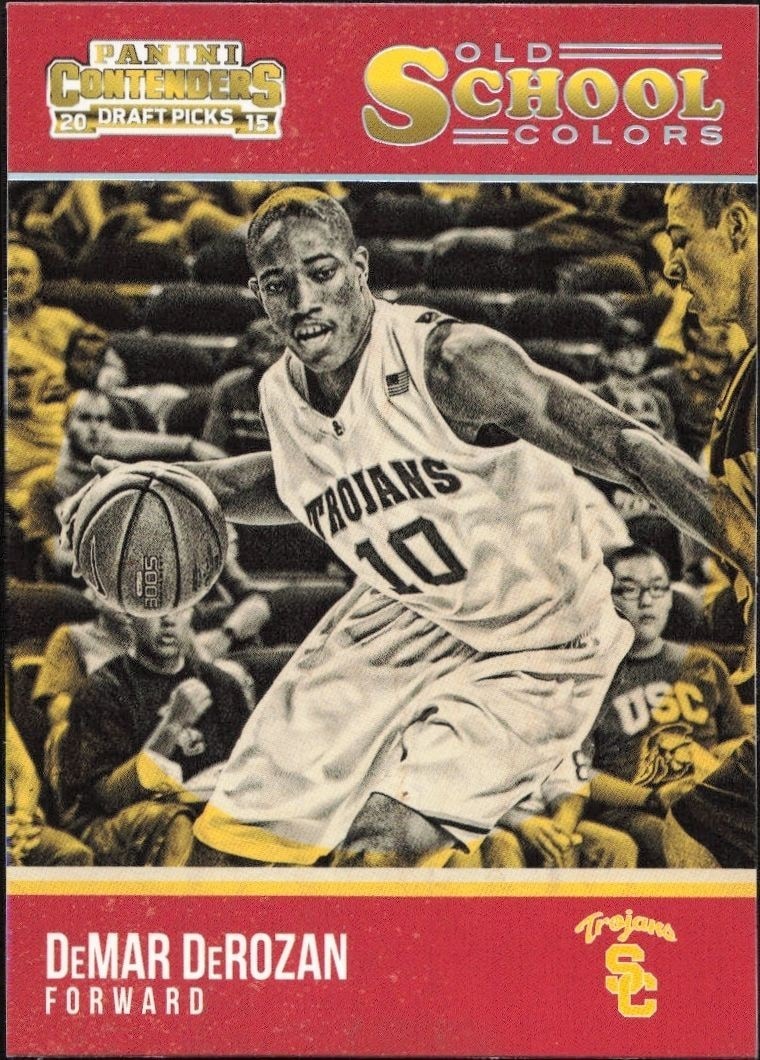 2015-16 Panini Contenders Draft Picks DeMar DeRozan #7 trading card
