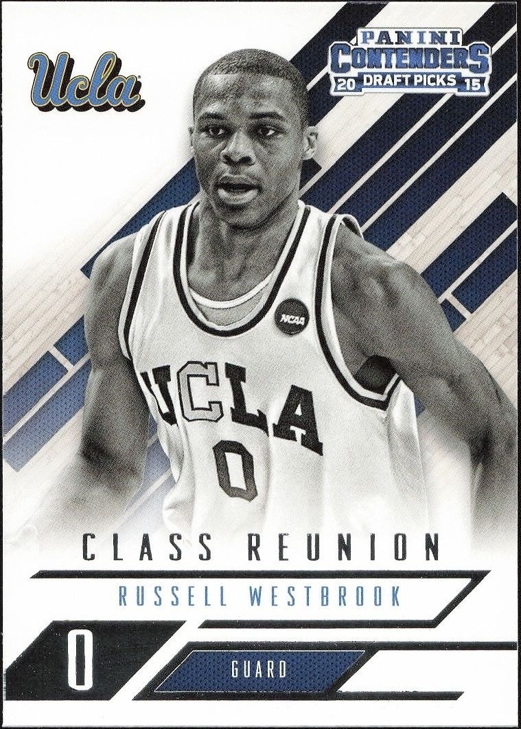 2015-16 Panini Contenders Draft Picks Russell Westbrook #21 trading card