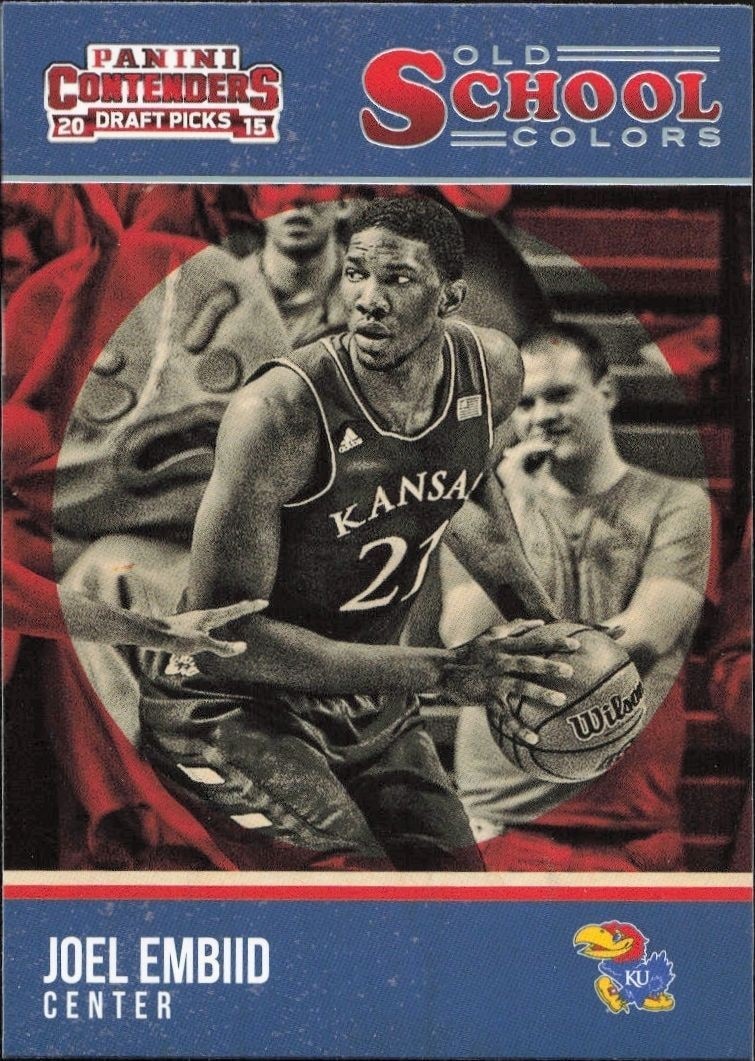 2015-16 Panini Contenders Draft Picks Joel Embiid #50 trading card