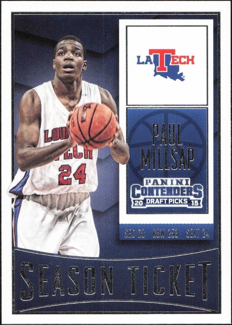 2015-16 Panini Contenders Draft Picks Paul Millsap #79 trading card