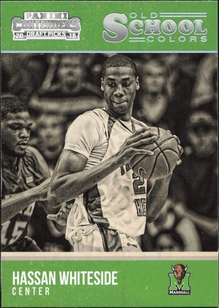 2015-16 Panini Contenders Draft Picks Hassan Whiteside #11 trading card