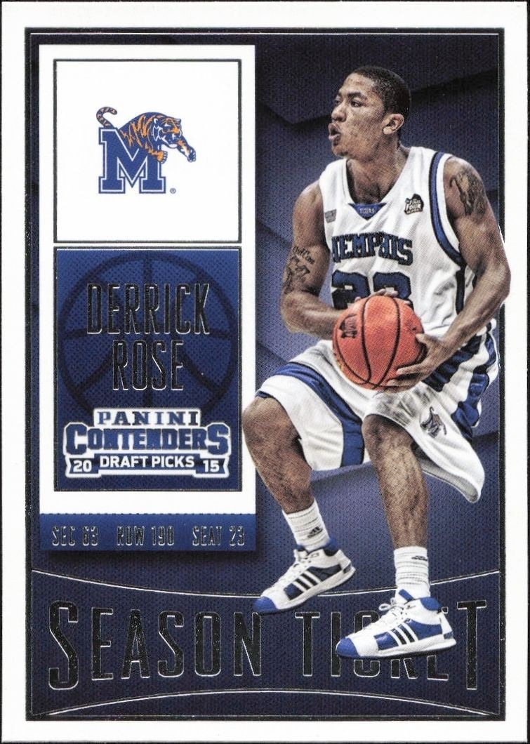 2015-16 Panini Contenders Draft Picks Derrick Rose #28 trading card