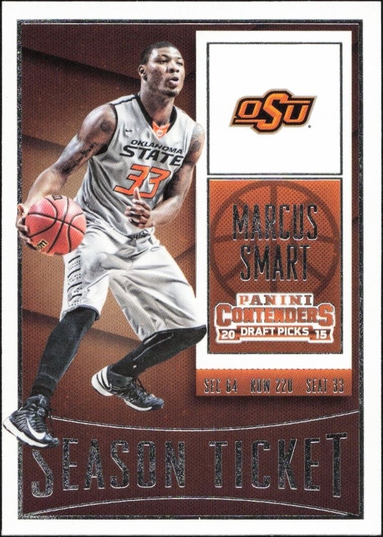 2015-16 Panini Contenders Draft Picks Marcus Smart #66 trading card