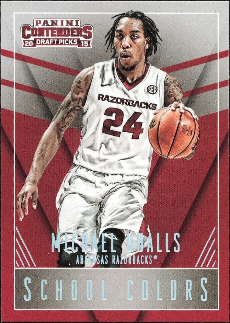 2015-16 Panini Contenders Draft Picks Michael Qualls #29 trading card