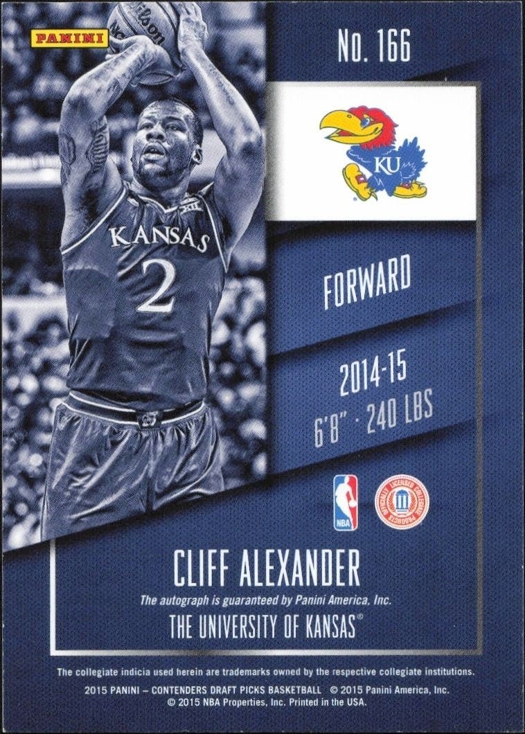 Cliff Alexander - Back