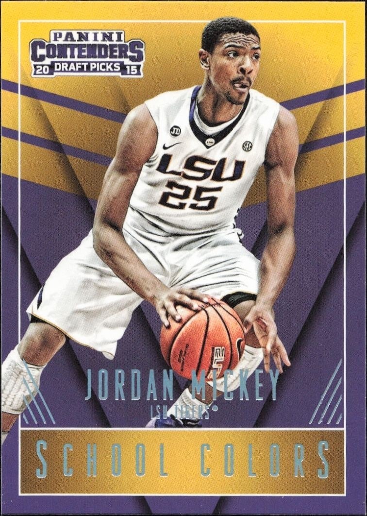 2015-16 Panini Contenders Draft Picks Jordan Mickey #20 trading card