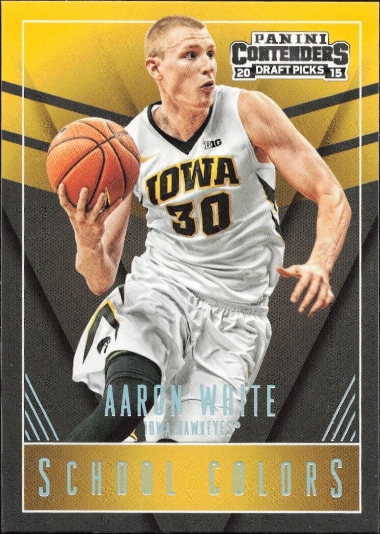 2015-16 Panini Contenders Draft Picks Aaron White #9 trading card