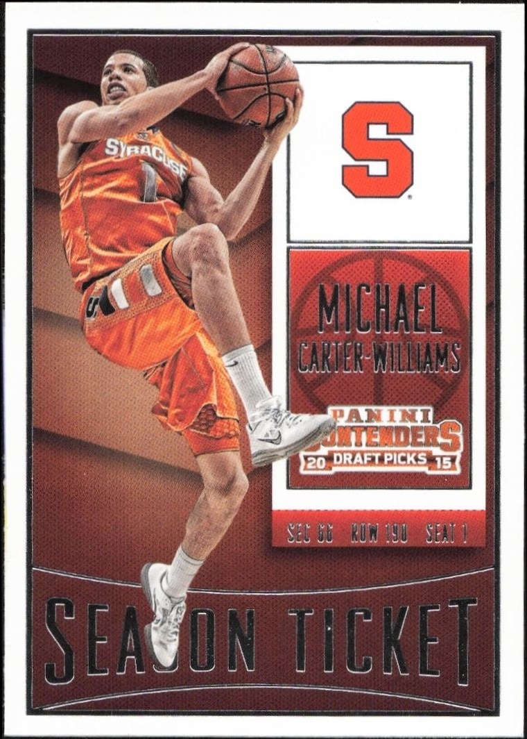 2015-16 Panini Contenders Draft Picks Michael Carter-Williams #70 trading card