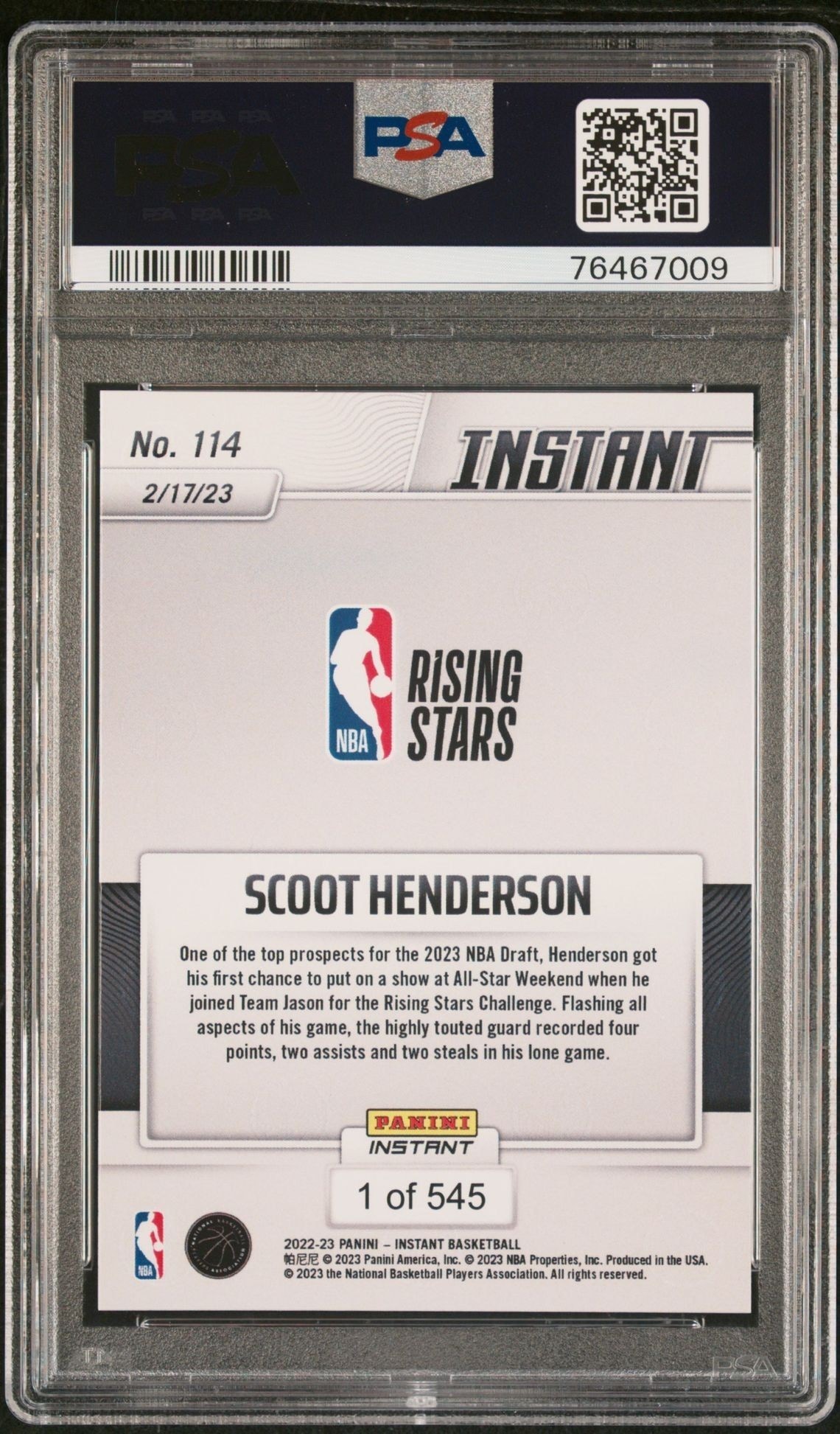 Scoot Henderson - Back