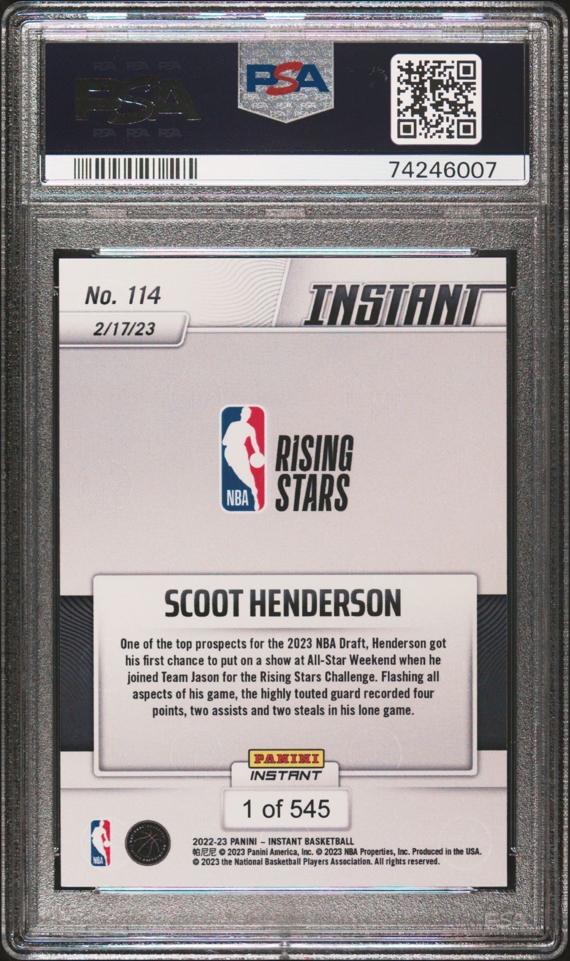 Scoot Henderson - Back