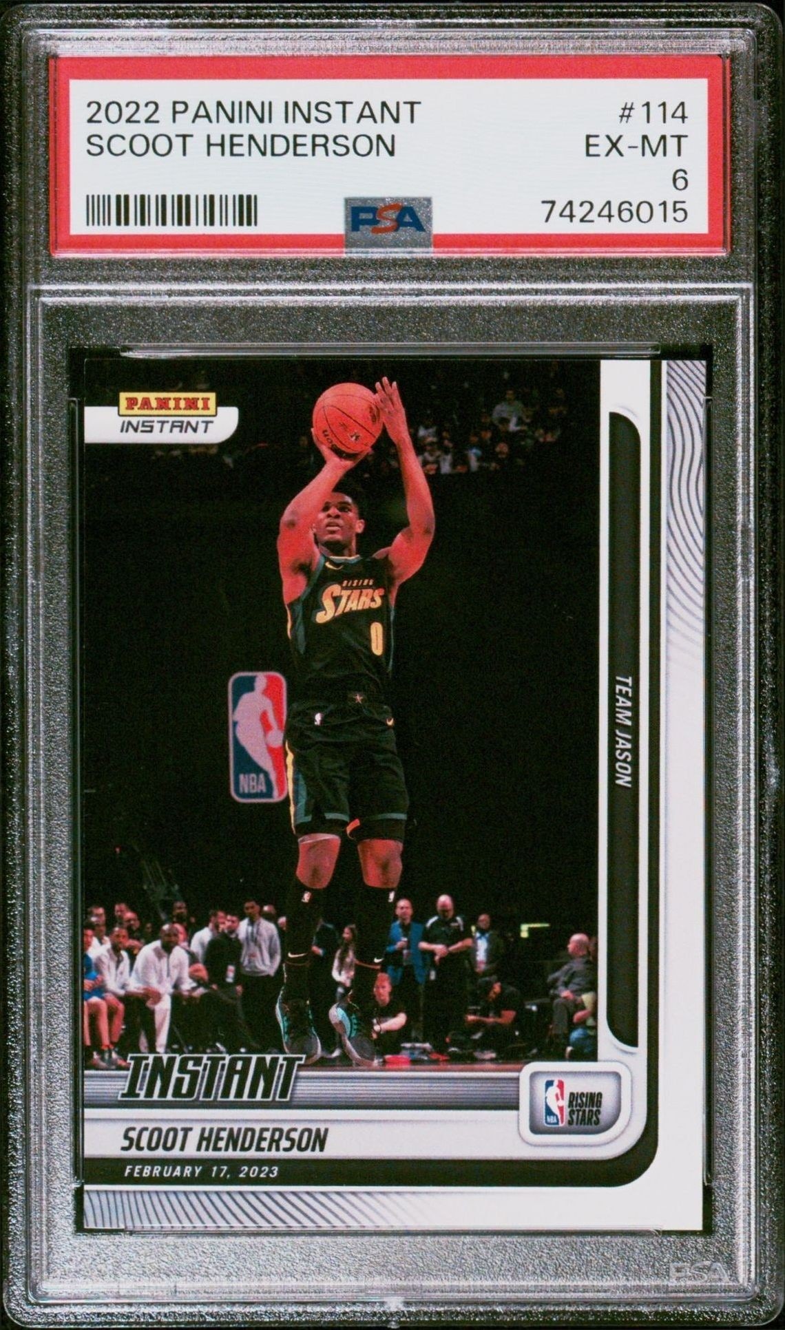 2022-23 Panini Instant Scoot Henderson #114 trading card