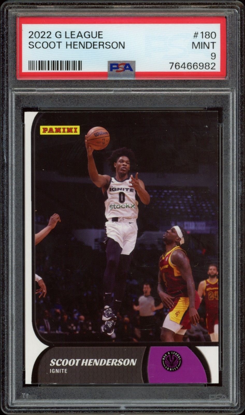 2022-23 Panini NBA G League Scoot Henderson #180 basketball trading card front