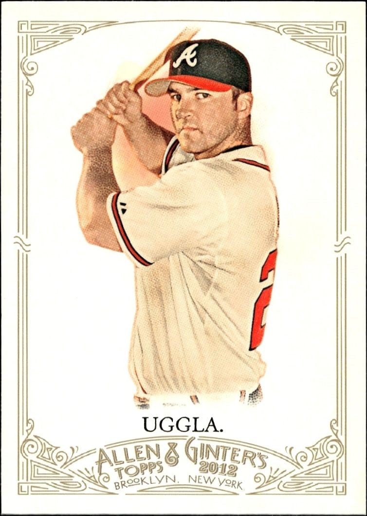 2012 Topps Allen & Ginter Dan Uggla #257 trading card