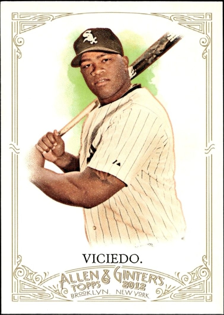 2012 Topps Allen & Ginter Dayan Viciedo #255 trading card