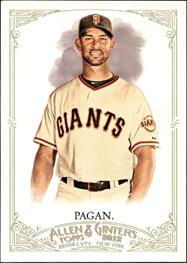 2012 Topps Allen & Ginter Angel Pagan #268 trading card