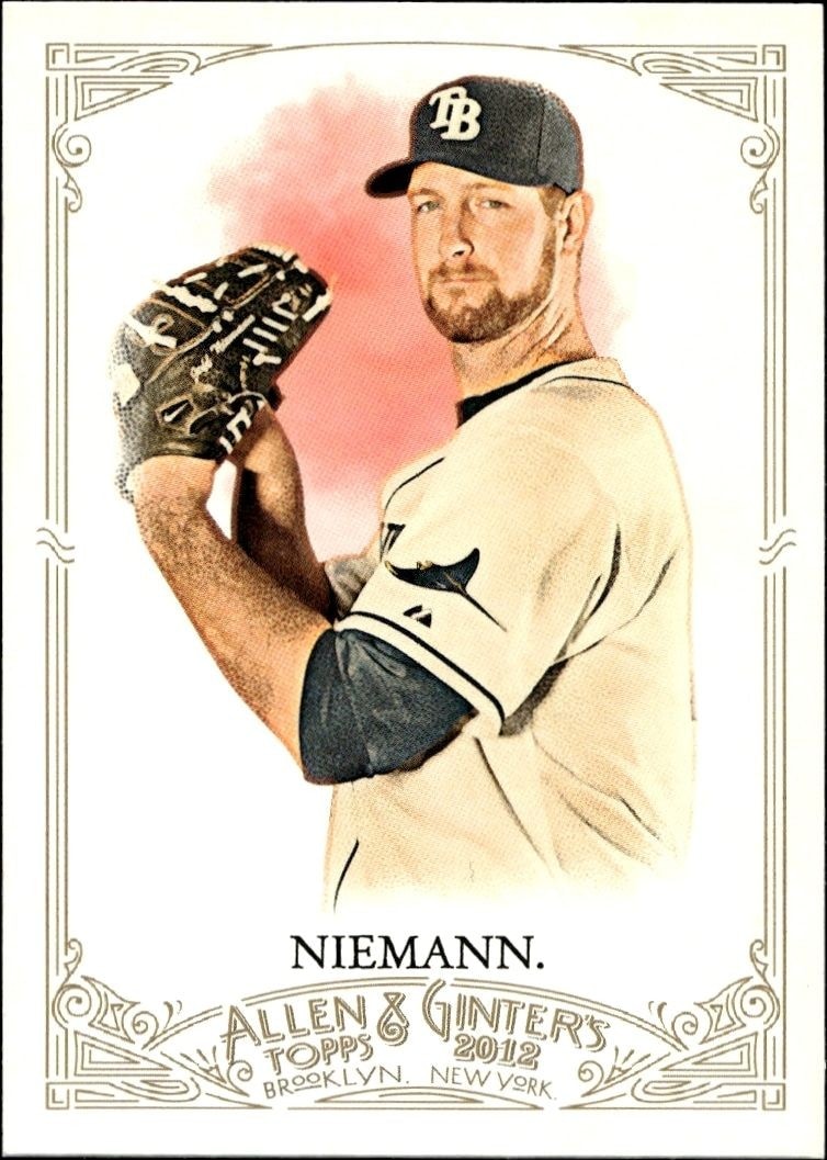 2012 Topps Allen & Ginter Jeff Niemann #299 trading card