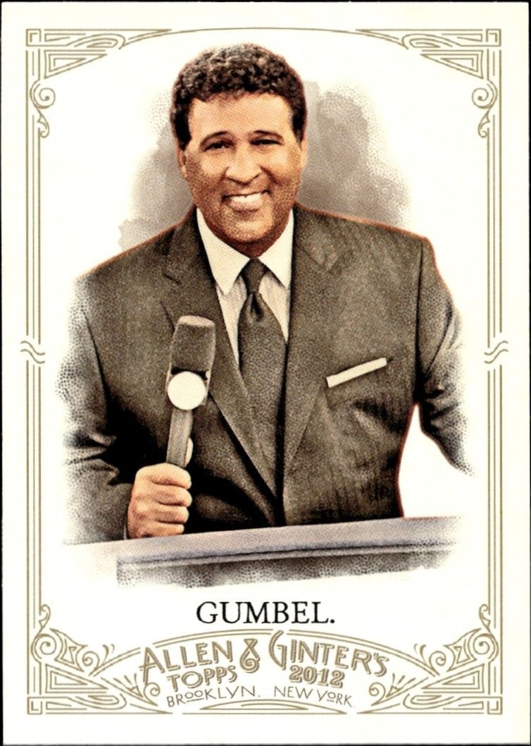2012 Topps Allen & Ginter Greg Gumbel #292 trading card