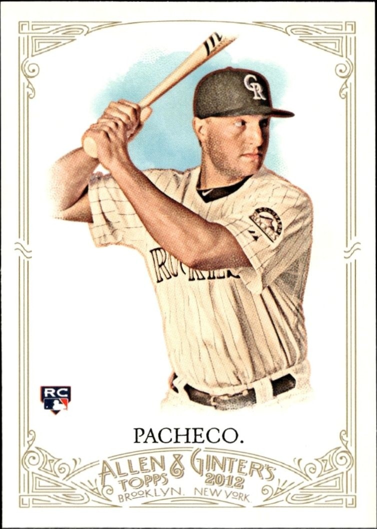 2012 Topps Allen & Ginter Jordan Pacheco #56 trading card