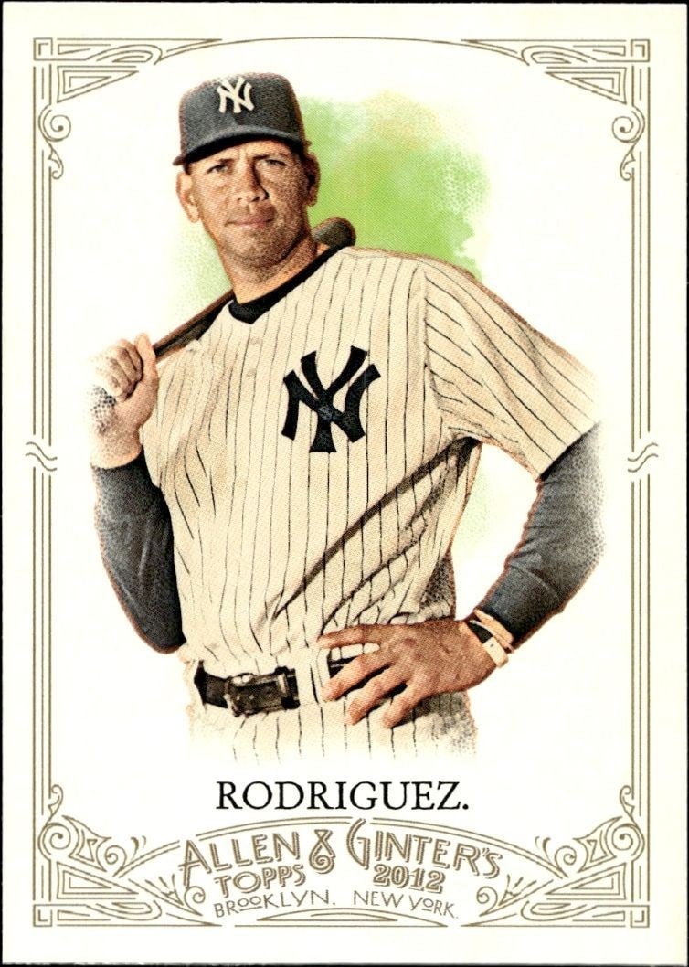 2012 Topps Allen & Ginter Alex Rodriguez #288 trading card