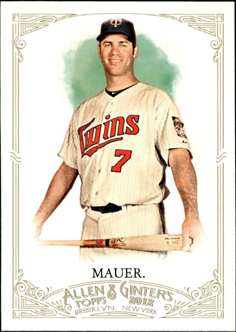 2012 Topps Allen & Ginter Joe Mauer #78 trading card