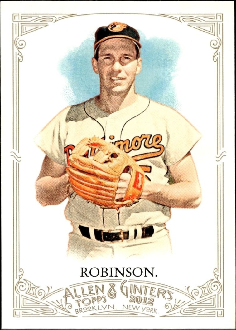 2012 Topps Allen & Ginter Brooks Robinson #80 trading card