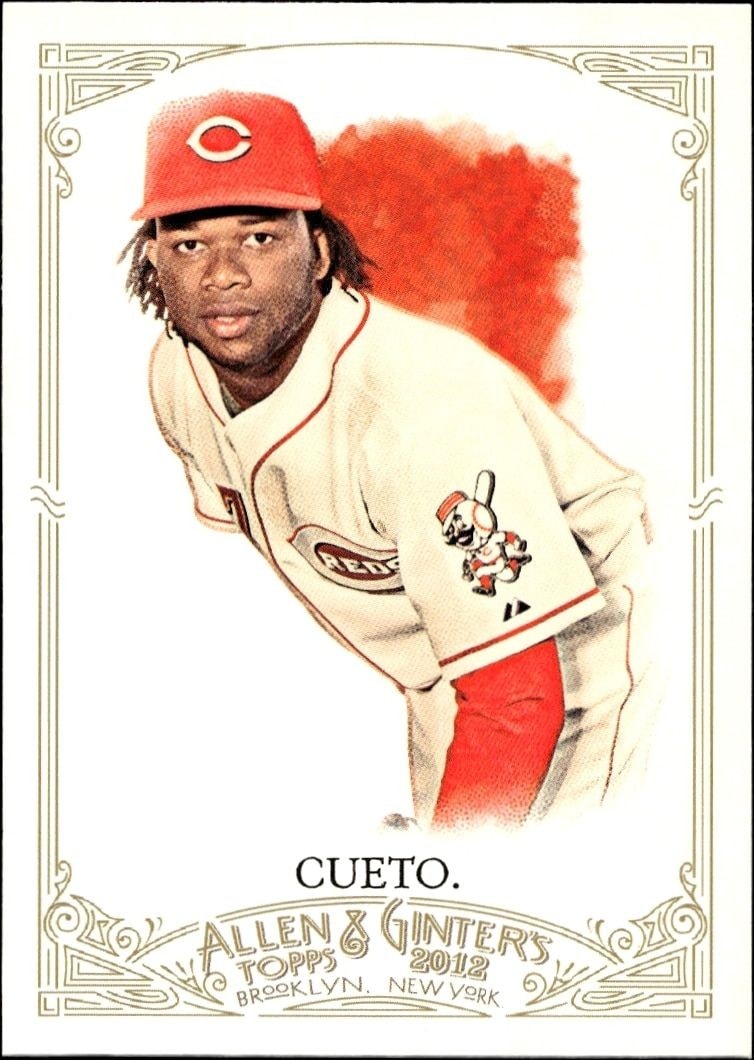 2012 Topps Allen & Ginter Johnny Cueto #74 trading card