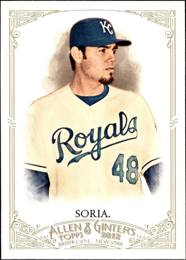 2012 Topps Allen & Ginter Joakim Soria #72 trading card