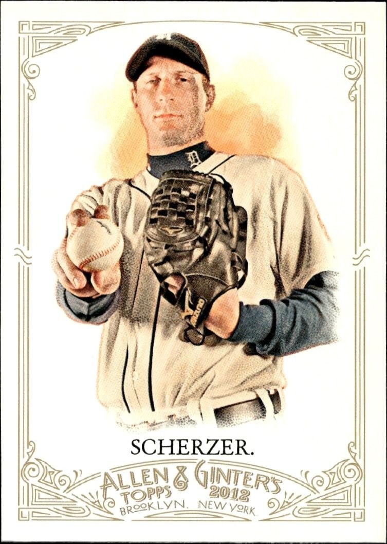2012 Topps Allen & Ginter Max Scherzer #97 trading card