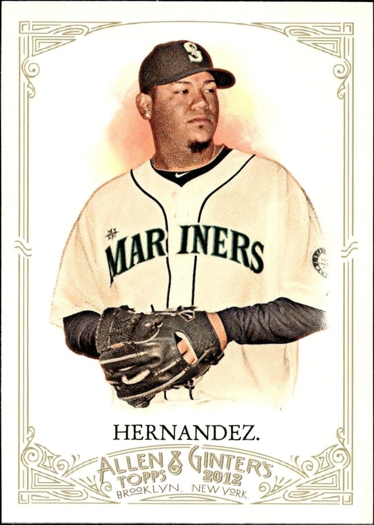 2012 Topps Allen & Ginter Felix Hernandez #95 trading card