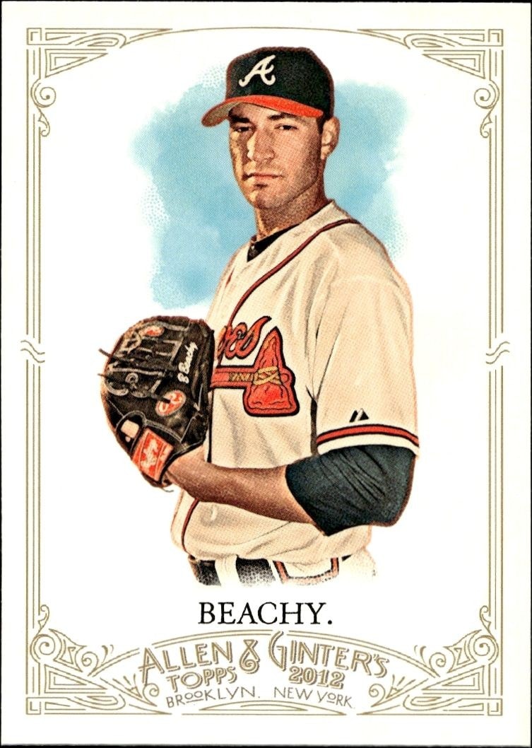 2012 Topps Allen & Ginter Brandon Beachy #116 baseball trading card front