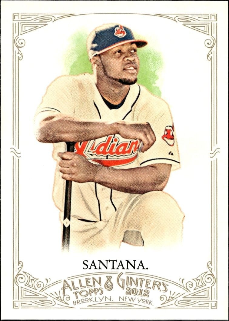 2012 Topps Allen & Ginter Carlos Santana #115 trading card