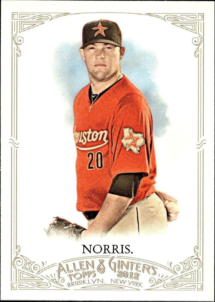 2012 Topps Allen & Ginter Bud Norris #106 trading card