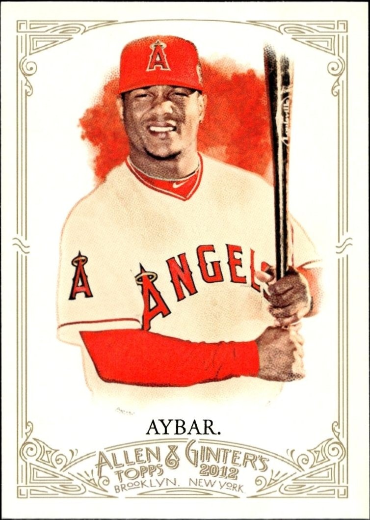 2012 Topps Allen & Ginter Erick Aybar #127 trading card