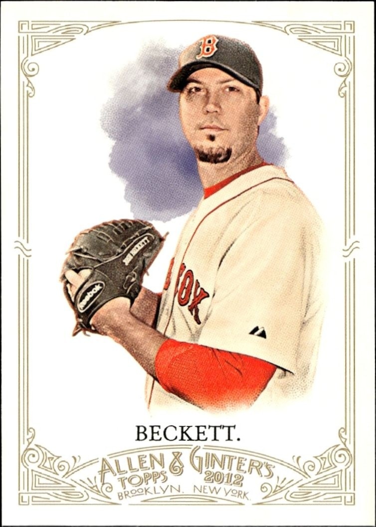2012 Topps Allen & Ginter Josh Beckett #146 trading card