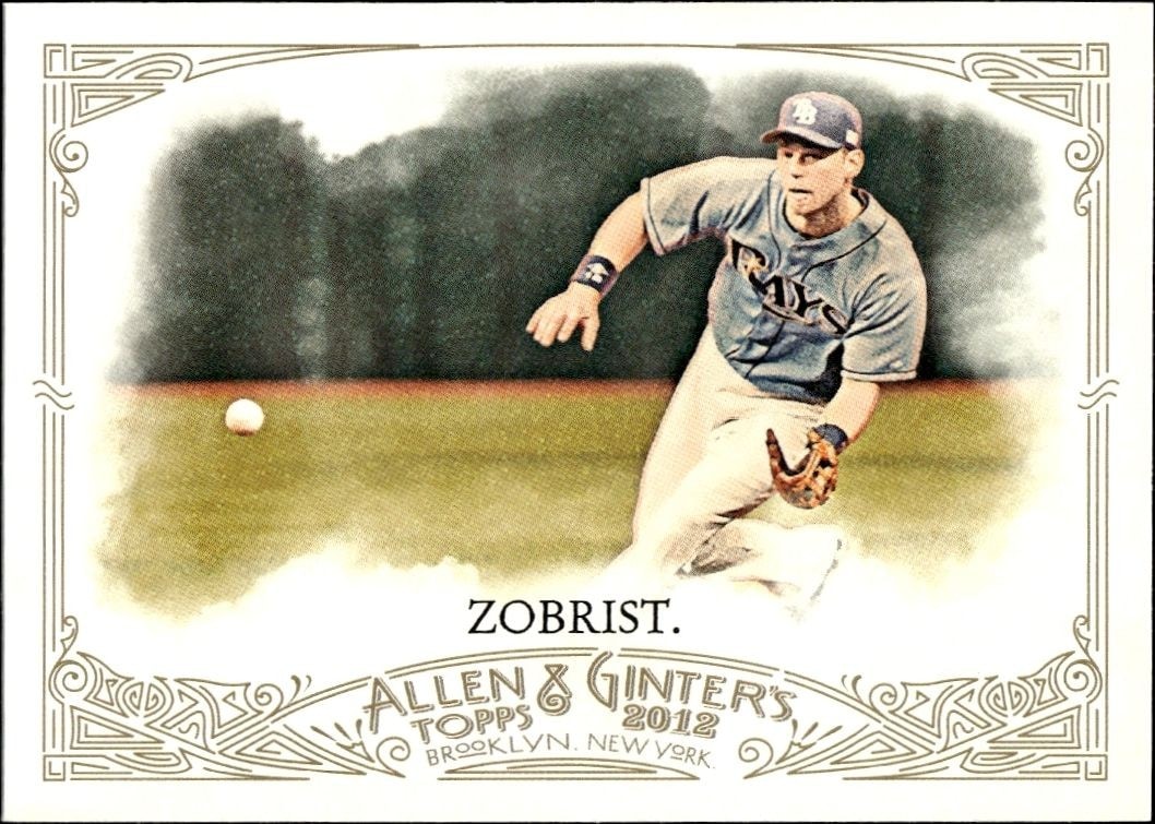 2012 Topps Allen & Ginter Ben Zobrist #32 trading card