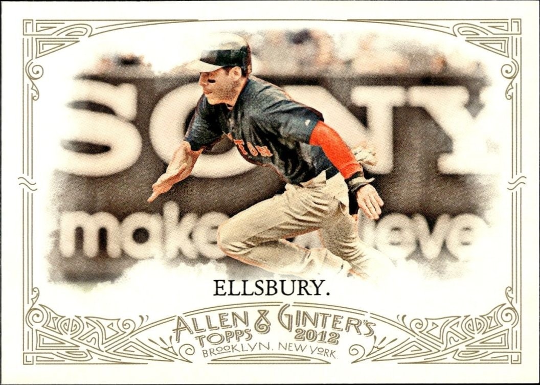 2012 Topps Allen & Ginter Jacoby Ellsbury #136 trading card